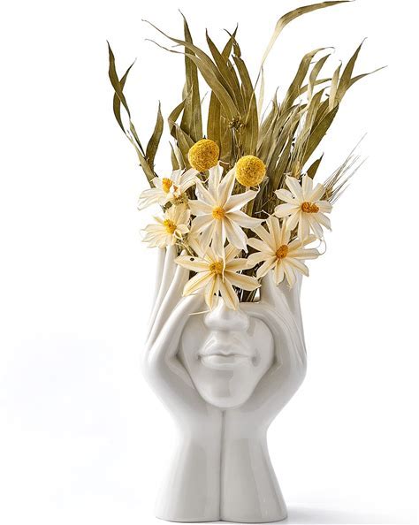 OppsArt Ceramic Face Vase