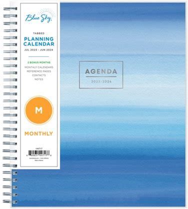 Blue Sky Academic Planner